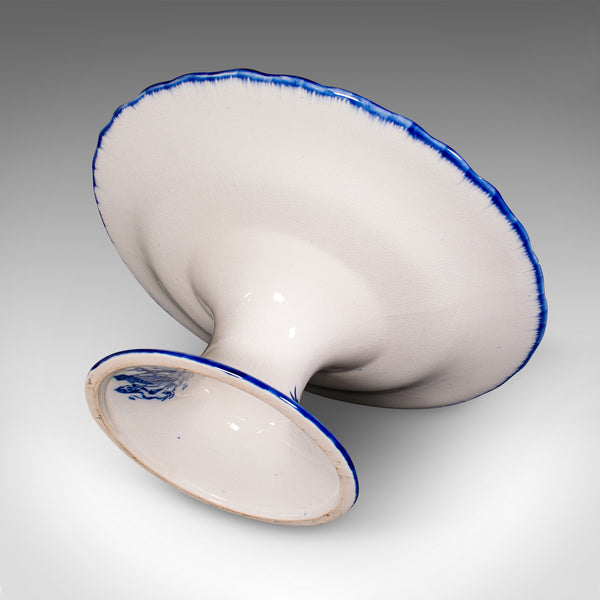 Vintage Cake Stand, English, Ceramic, Afternoon Tea Fancies Dish, Circa 1970