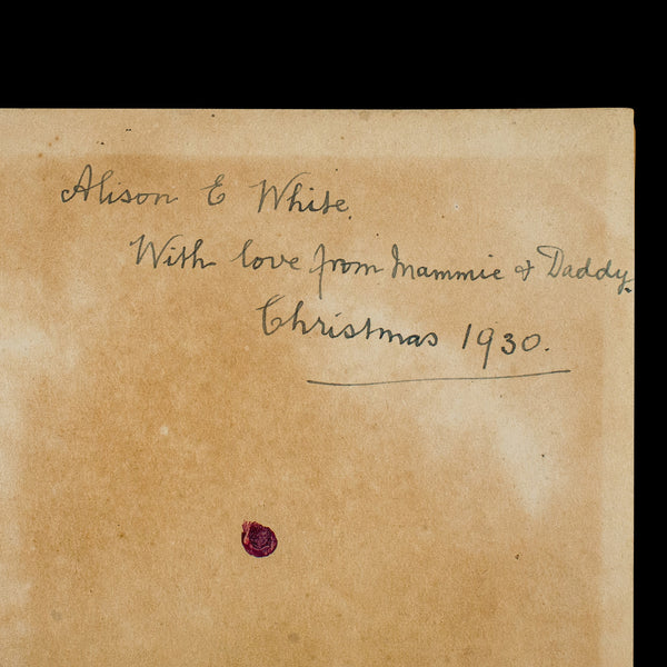 Vintage Book, The Swiss Family Robinson, English, Fiction, Johann Wyss, C.1930