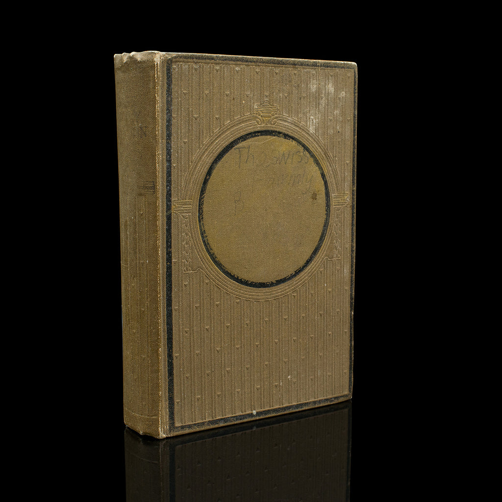 Vintage Book, The Swiss Family Robinson, English, Fiction, Johann Wyss, C.1930