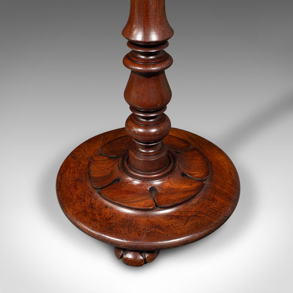 Antique Tilt Top Wine Table, English, Side, Lamp, Occasional, William IV, C.1835
