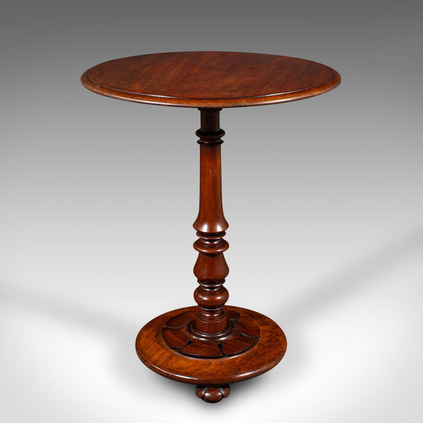 Antique Tilt Top Wine Table, English, Side, Lamp, Occasional, William IV, C.1835