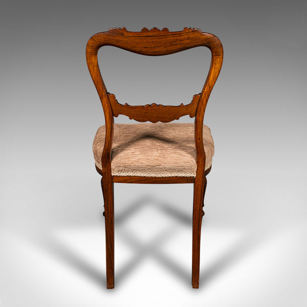 Set Of 5 Antique Dining Chairs, Scottish, Buckle Back Seat, William IV, C.1835