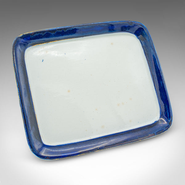 Antique Cheese Keeper Dish, English, Ceramic, Butter Tray, Kitchen, Victorian
