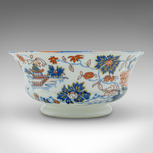 Antique Finger Bowl, English, Decorative Ceramic Serving Dish, Victorian, C.1900