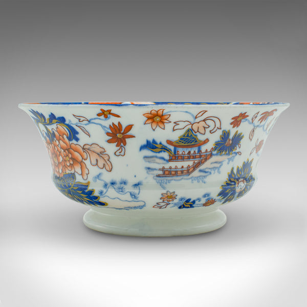 Antique Finger Bowl, English, Decorative Ceramic Serving Dish, Victorian, C.1900
