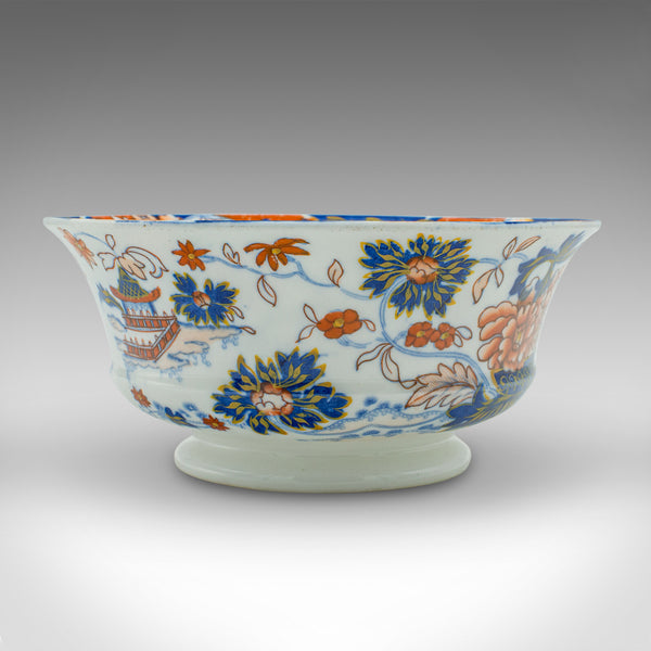 Antique Finger Bowl, English, Decorative Ceramic Serving Dish, Victorian, C.1900