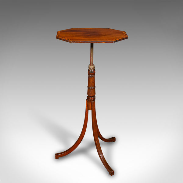Antique Metamorphic Wine Table, English, Tilt Top, Side, Lamp, Regency, C.1820