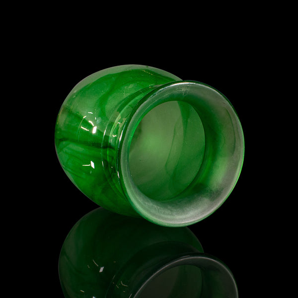 Vintage Display Vase, English, Cloud Glass, Baluster Flower Pot, Art Deco, 1930