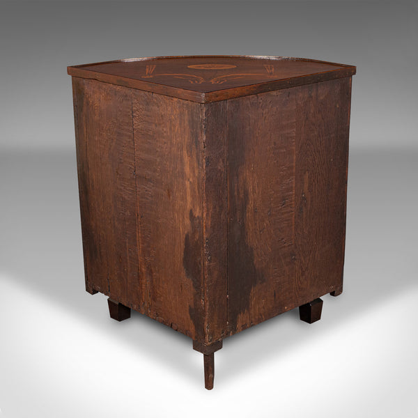 Antique Tambour Corner Cabinet, Dutch, Walnut, Cupboard, Georgian, Circa 1800