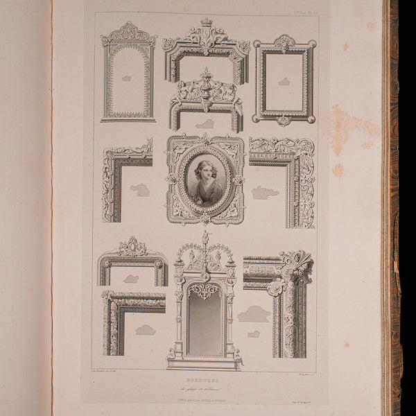 Antique Design Catalogue, Art Industriel, French, Architecture Folio, Victorian