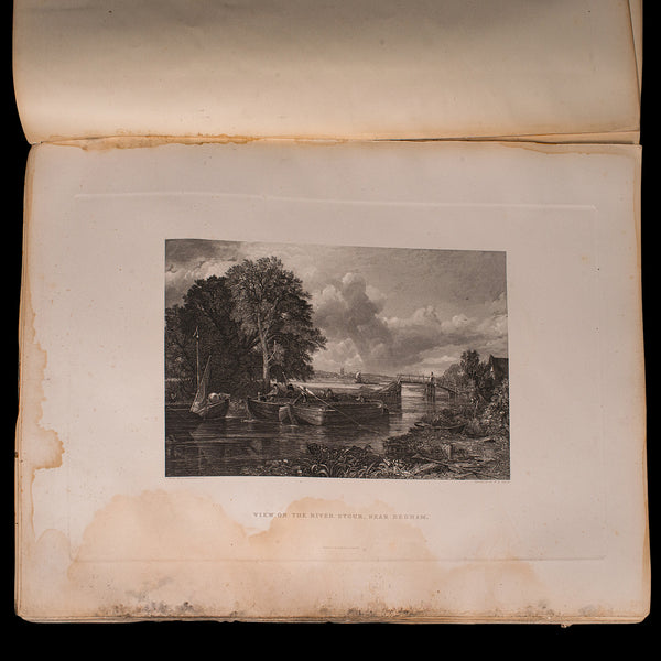 4 Vols Antique Folio, Imperial Gallery of British Art, Engravings, Victorian