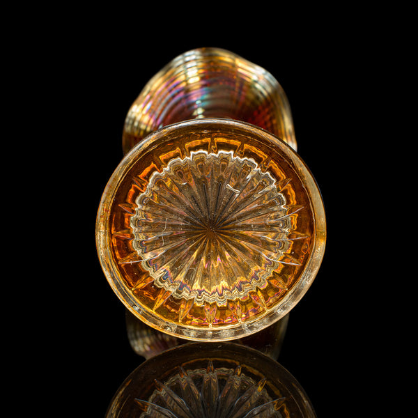 Vintage Posy Vase, English, Lustre Glass, Flower Sleeve, Art Deco, Circa 1930