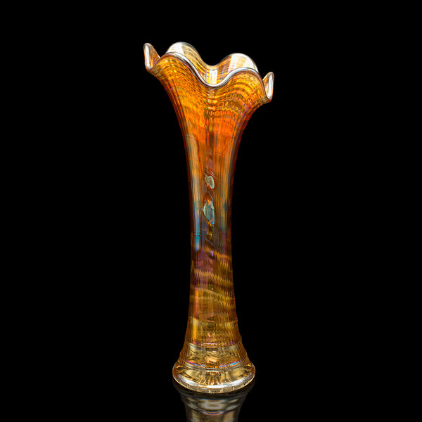 Vintage Posy Vase, English, Lustre Glass, Flower Sleeve, Art Deco, Circa 1930