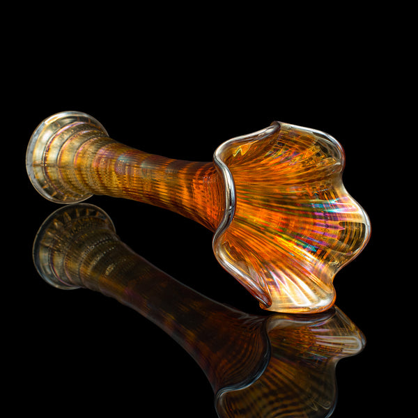 Vintage Posy Vase, English, Lustre Glass, Flower Sleeve, Art Deco, Circa 1930