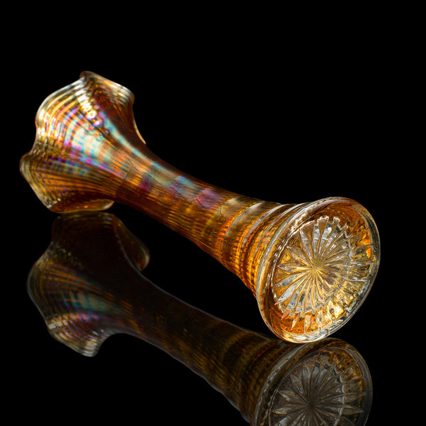 Vintage Posy Vase, English, Lustre Glass, Flower Sleeve, Art Deco, Circa 1930