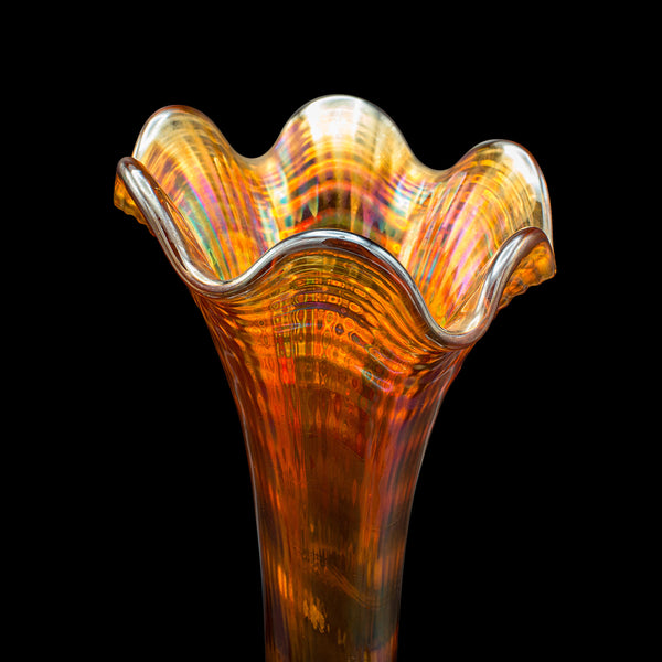 Vintage Posy Vase, English, Lustre Glass, Flower Sleeve, Art Deco, Circa 1930