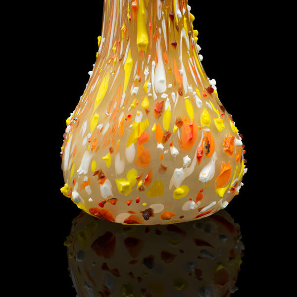 Tall Vintage Explosion Vase, Italian Art Glass, Post Modern, Mid Century, C.1960