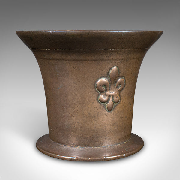 Trio Of Antique Mortars, English, Bronze, Apothecary Pot, William III, C.1700