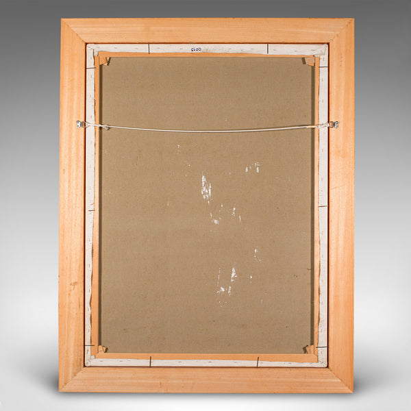 Large Vintage Venetian Painting, Continental School, Oil on Canvas, Venice, 1980