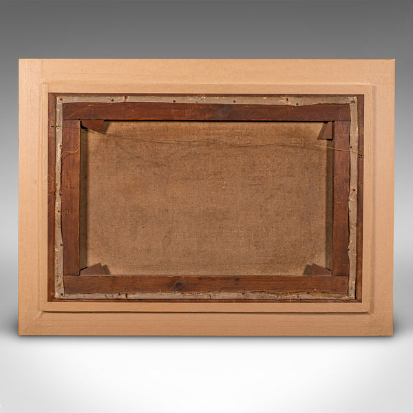 Antique Landscape Painting, British School, Original, Oil on Canvas, Victorian