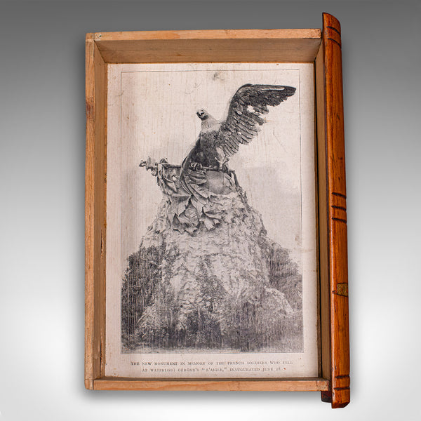 Antique Book Safe, Continental, Cedar, Disguise Volume Storage Box, Edwardian