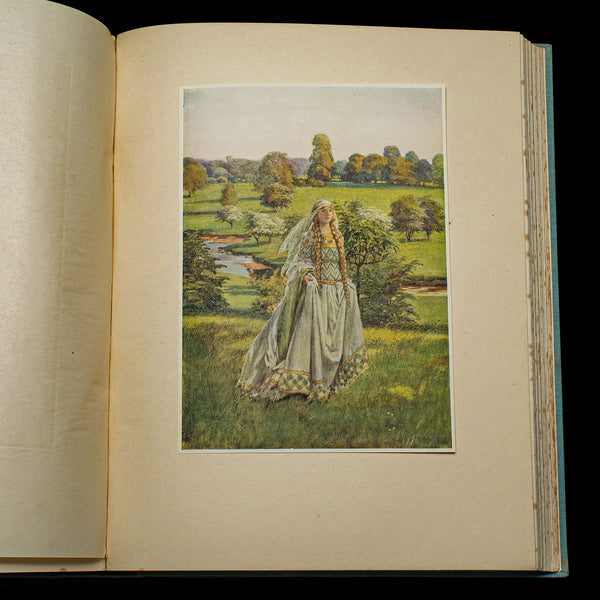 Antique Art Book Golden Book of Famous Women, English, Eleanor F Brickdale, 1919