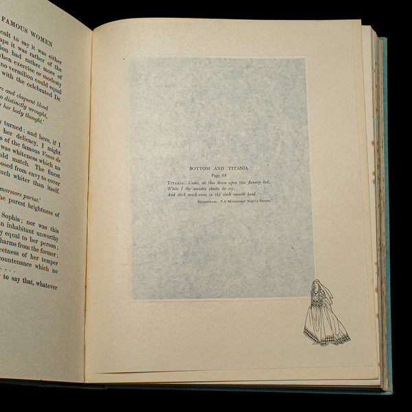 Antique Art Book Golden Book of Famous Women, English, Eleanor F Brickdale, 1919
