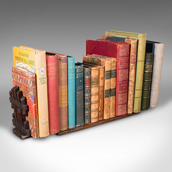 Vintage Extending Book Slide, Anglo Indian, Adjustable Bookrest, Art Deco, 1940