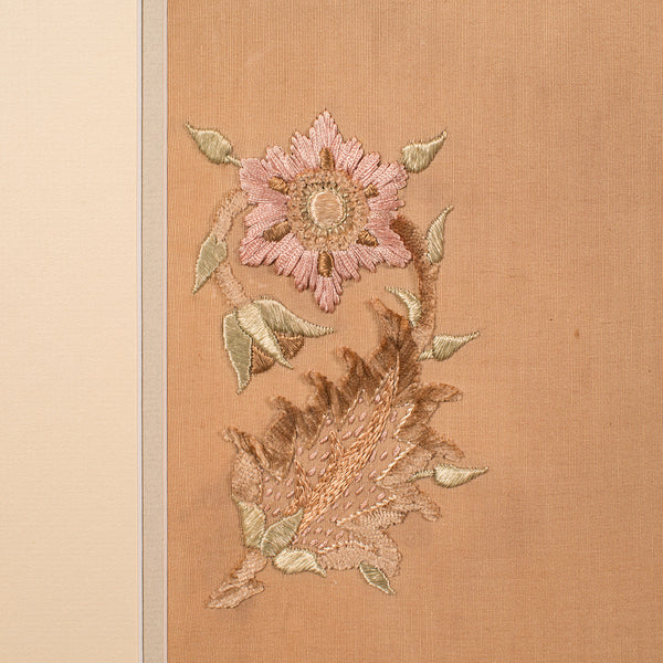 Antique Embroidery Technique Sampler, English, Needlepoint Display, Circa 1915