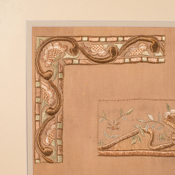 Antique Embroidery Technique Sampler, English, Needlepoint Display, Circa 1915