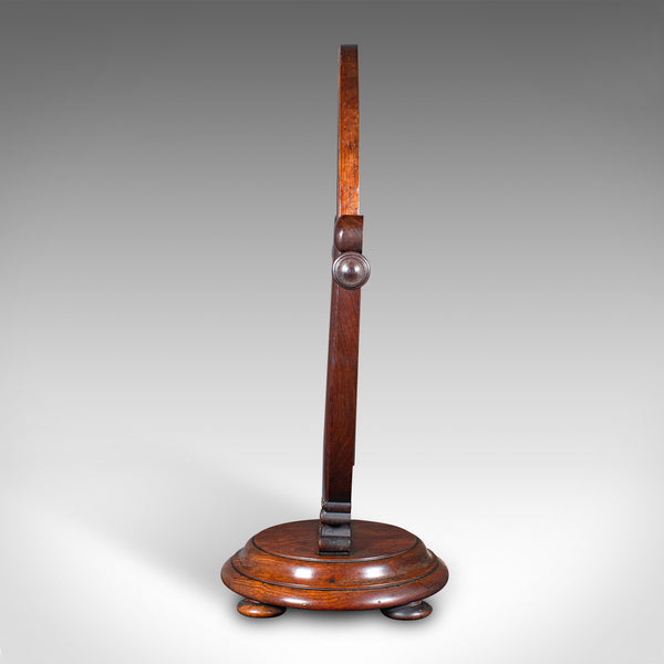 Antique Dressing Table Mirror, English, Walnut, Oval Form, Boudoir, Victorian