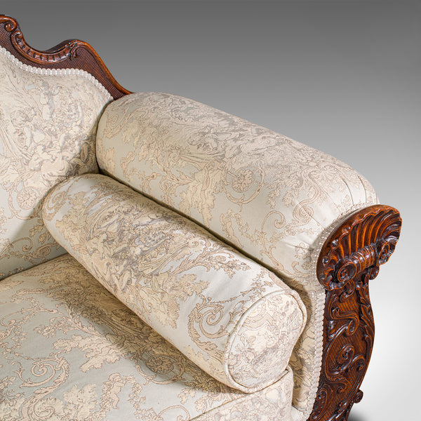Antique Drawing Room Sofa, English, Large 2 Seat Settee, Show Frame, William IV