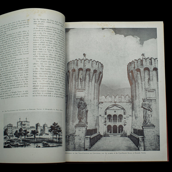 Vintage Architecture Book, Palladium and Other Venetian Villas, English, Art