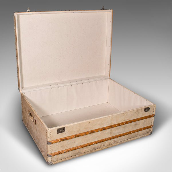 Gigantic Antique Shop's Display Chest, English, Vellum, Oak, Trunk, Coffee Table