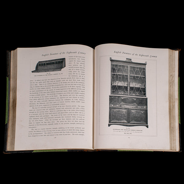 3vols Antique Reference Books, English Furniture of the 18th Century, Cescinsky