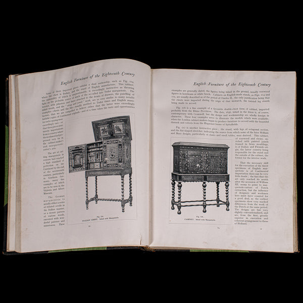 3vols Antique Reference Books, English Furniture of the 18th Century, Cescinsky