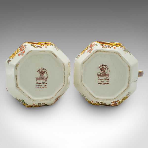 Vintage Dessert Service, English, Ceramic, Serving Set, Cake Plate, Pouring Jugs