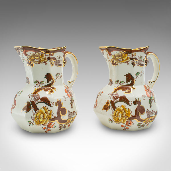 Vintage Dessert Service, English, Ceramic, Serving Set, Cake Plate, Pouring Jugs