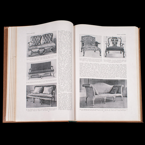 Antique 3vol Book Set, Dictionary of English Furniture, Macquoid, Reference, A-Z