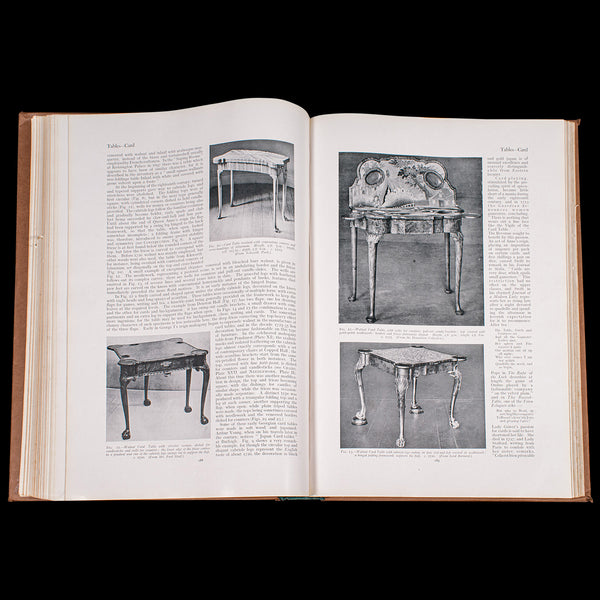 Antique 3vol Book Set, Dictionary of English Furniture, Macquoid, Reference, A-Z