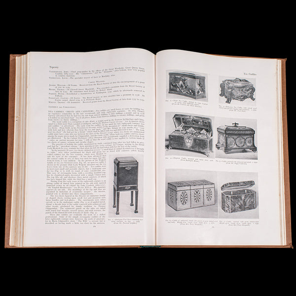 Antique 3vol Book Set, Dictionary of English Furniture, Macquoid, Reference, A-Z