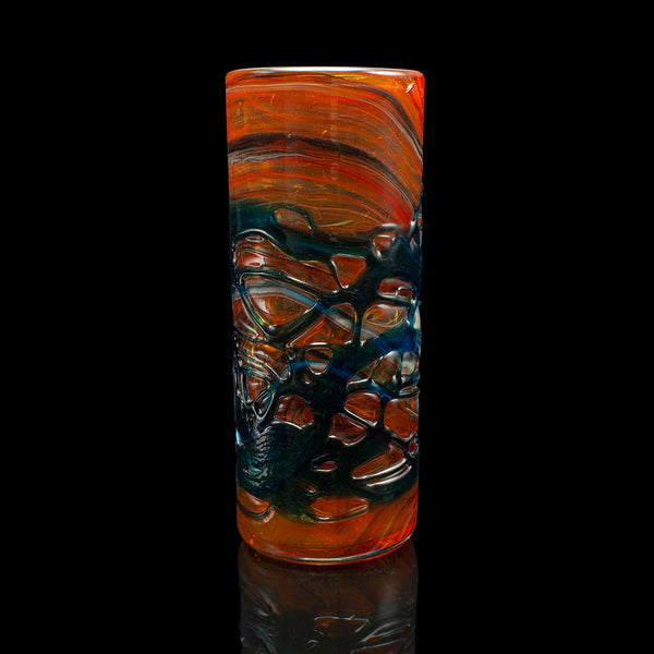 Vintage Mdina Candle Stand, Maltese, Art Glass, Candlestick Holder, Circa 1970