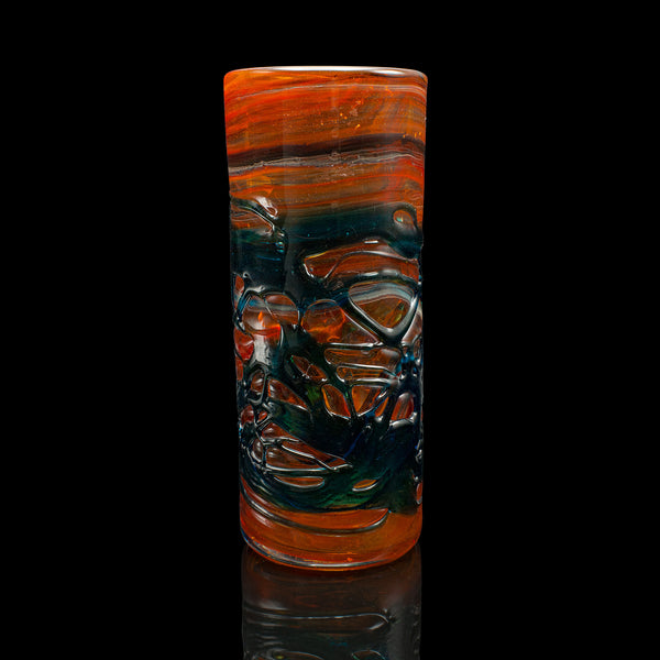 Vintage Mdina Candle Stand, Maltese, Art Glass, Candlestick Holder, Circa 1970