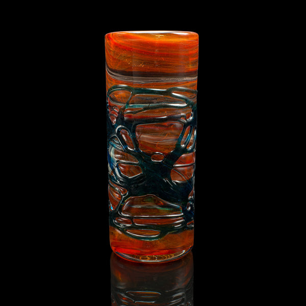 Vintage Mdina Candle Stand, Maltese, Art Glass, Candlestick Holder, Circa 1970