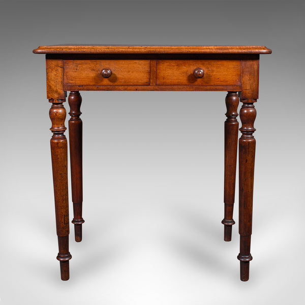 Antique Scholar's Writing Table, English, Side, Correspondence Desk, Victorian