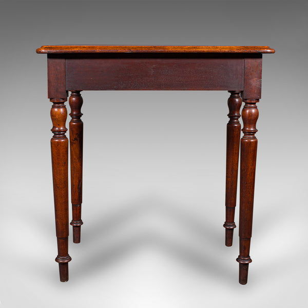 Antique Scholar's Writing Table, English, Side, Correspondence Desk, Victorian