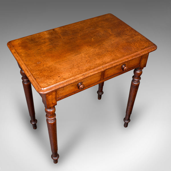 Antique Scholar's Writing Table, English, Side, Correspondence Desk, Victorian