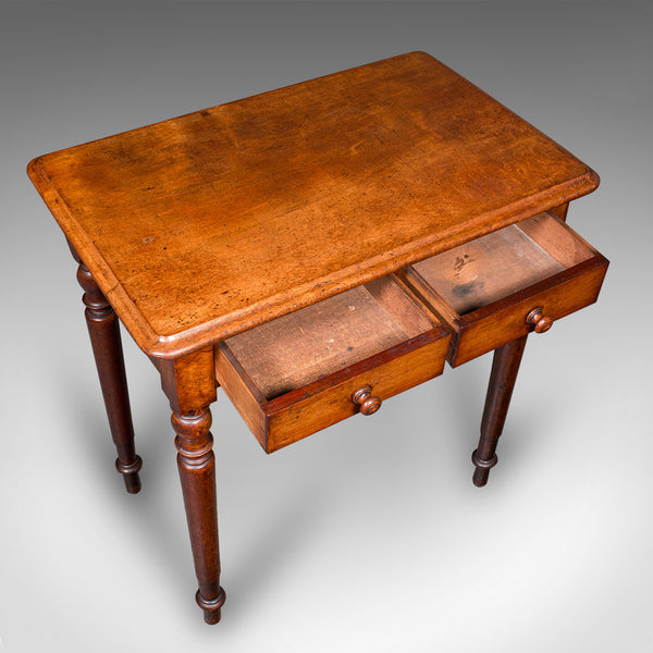 Antique Scholar's Writing Table, English, Side, Correspondence Desk, Victorian