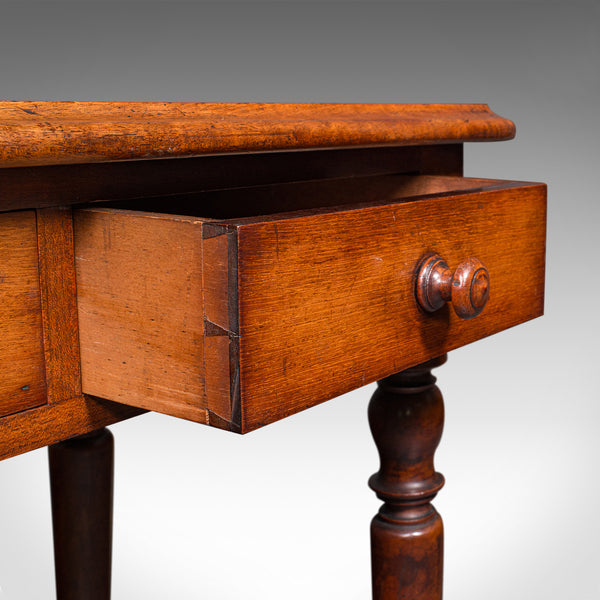 Antique Scholar's Writing Table, English, Side, Correspondence Desk, Victorian