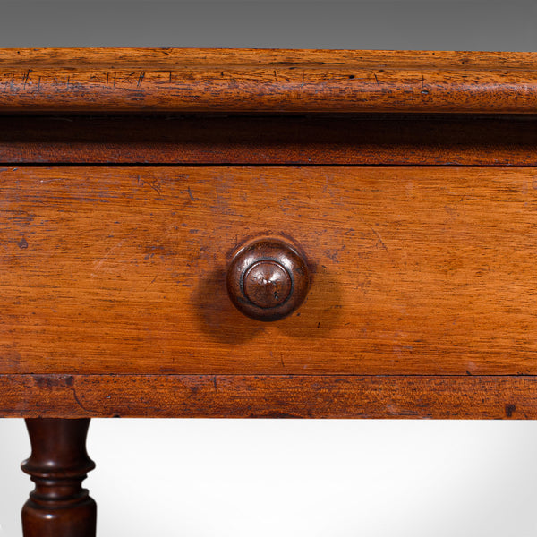 Antique Scholar's Writing Table, English, Side, Correspondence Desk, Victorian